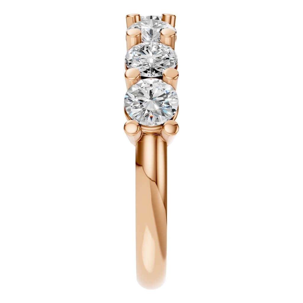 RI-5390 Rose Gold Ring SET - Side View