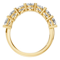 RI-5390 Yellow Gold Ring SET - Top View