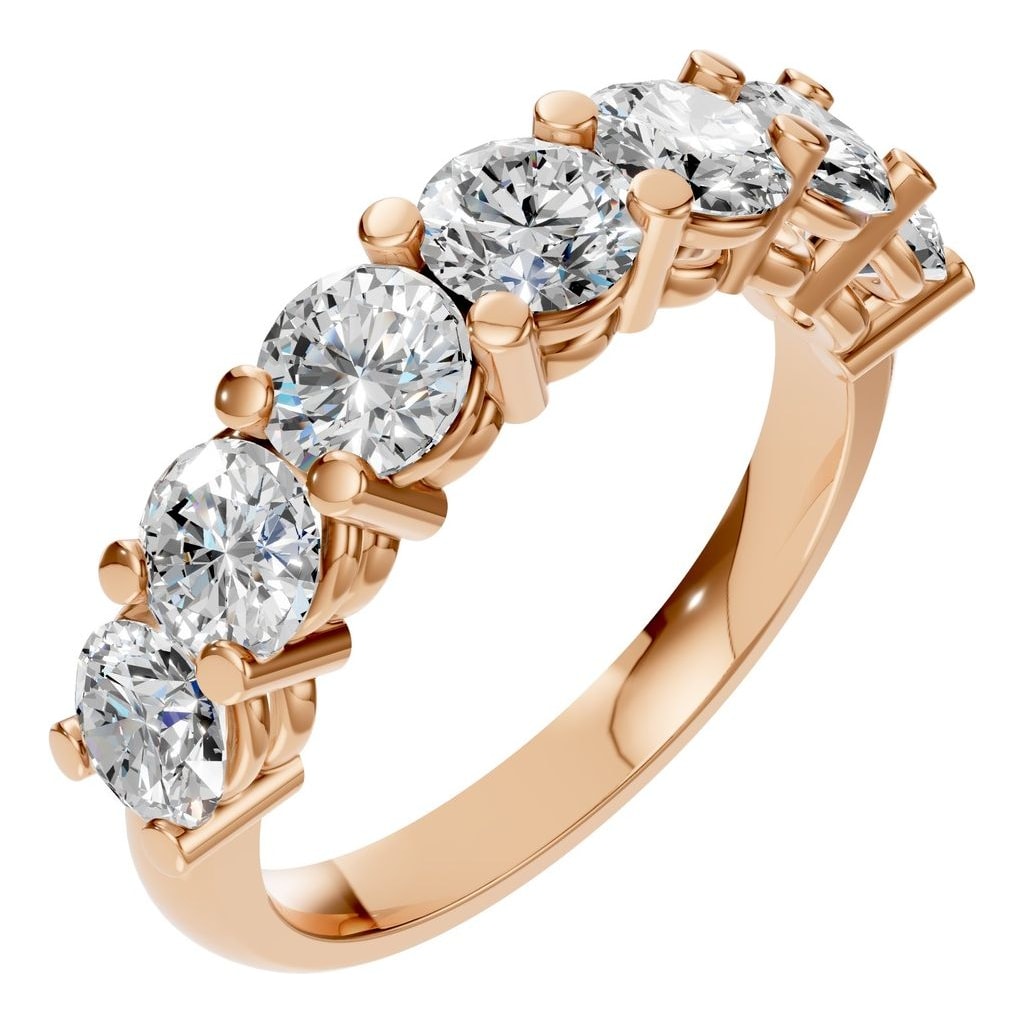 RI-5390 Rose Gold Ring SET - Main View