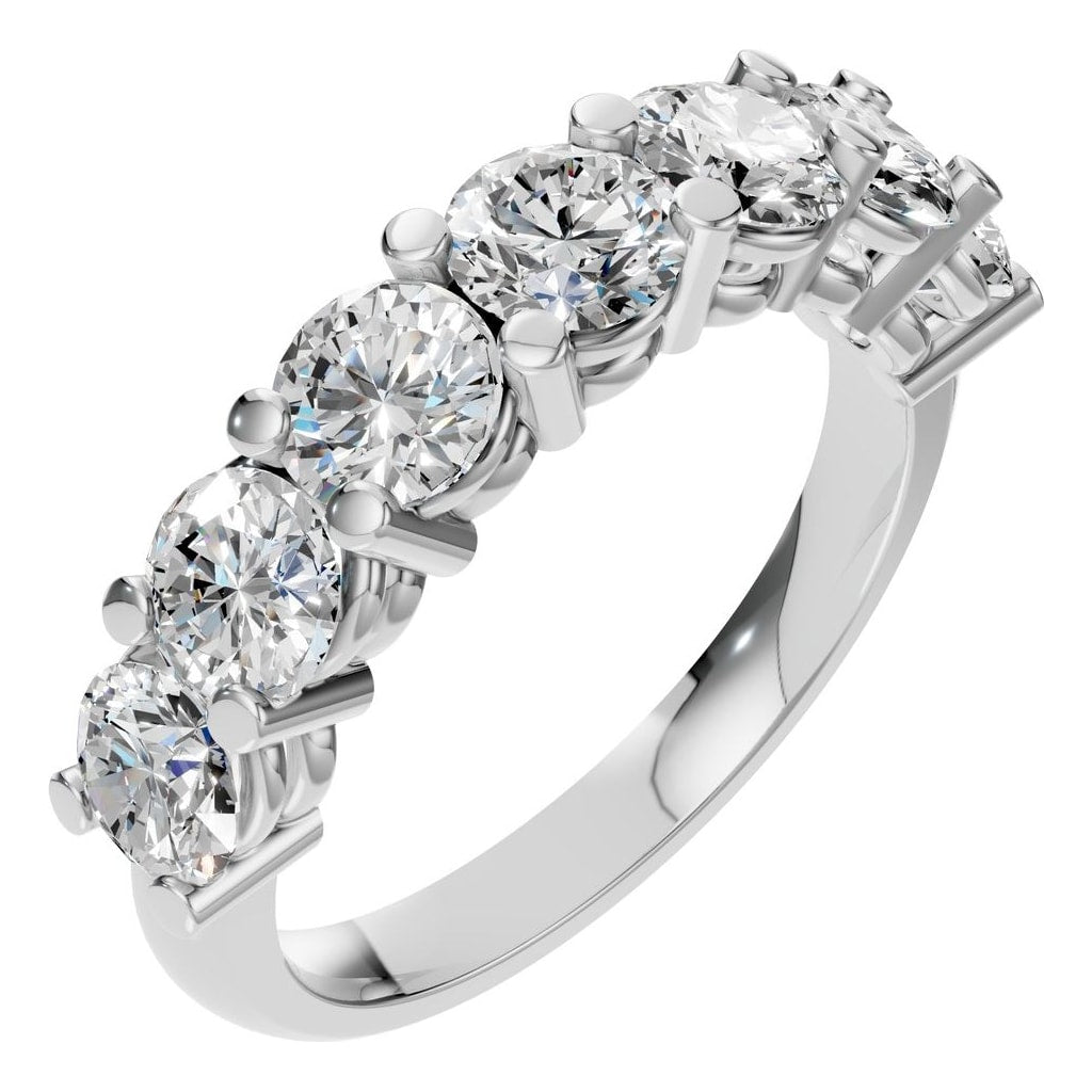 RI-5390 White Gold Ring SET - Main View