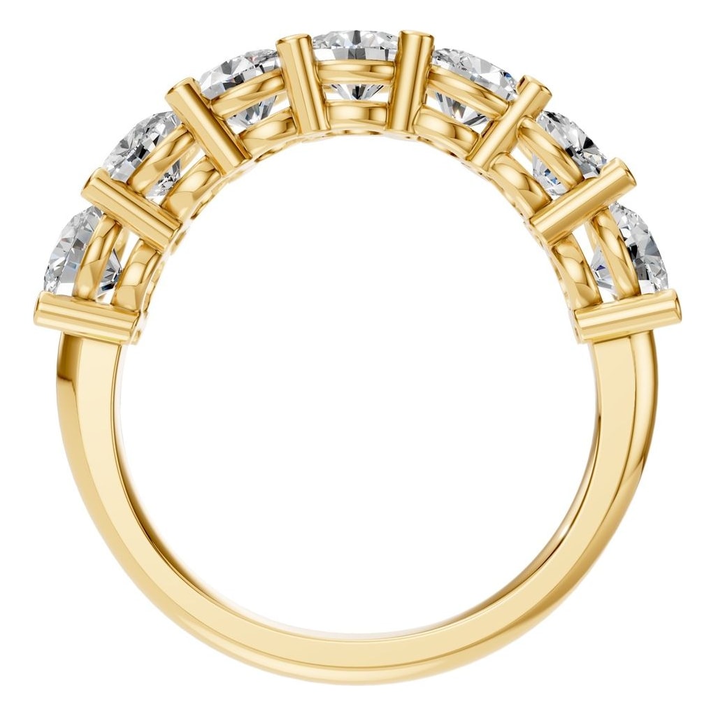 RI-5390 Yellow Gold Ring SET - Top View