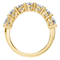 RI-5390 Yellow Gold Ring SET - Top View