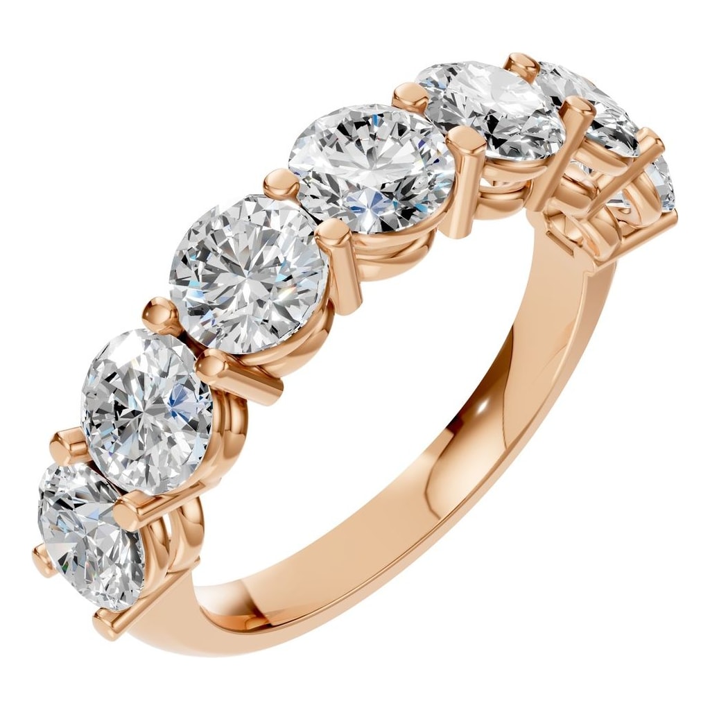 RI-5390 Rose Gold Ring SET - Main View