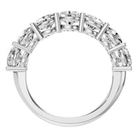 RI-5390 White Gold Ring SET - Top View