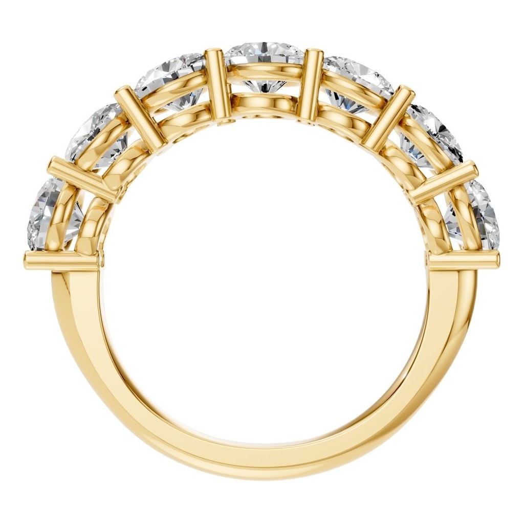 RI-5390 Yellow Gold Ring SET - Top View