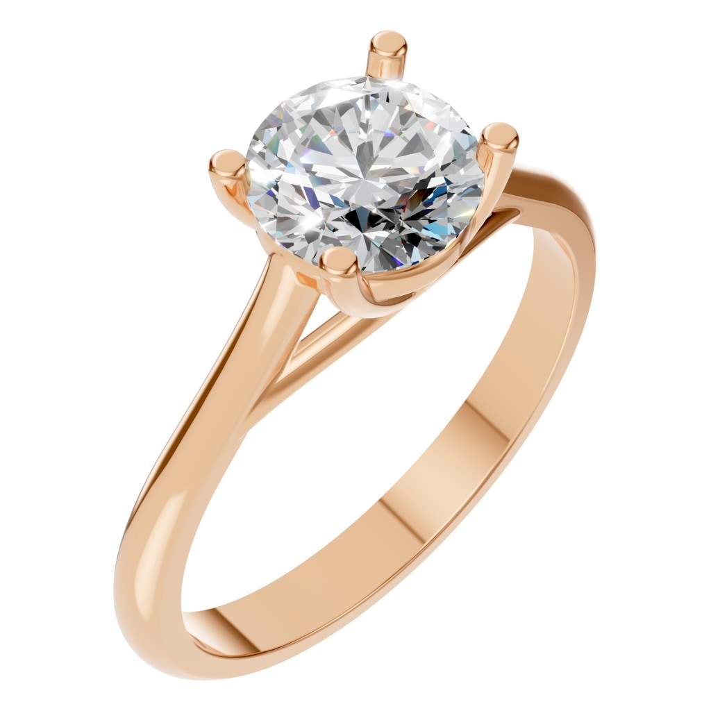 RI-5419 Rose Gold Ring SET - Main View