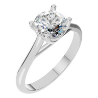 RI-5419 White Gold Ring SET - Main View