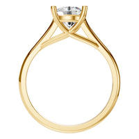 RI-5419 Yellow Gold Ring SET - Top View
