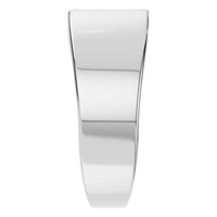 RI-5422 White Gold Ring SET - Side View