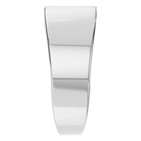RI-5422 White Gold Ring UNSET - Side View