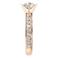 RI-5525 Rose Gold Ring SET - Side View