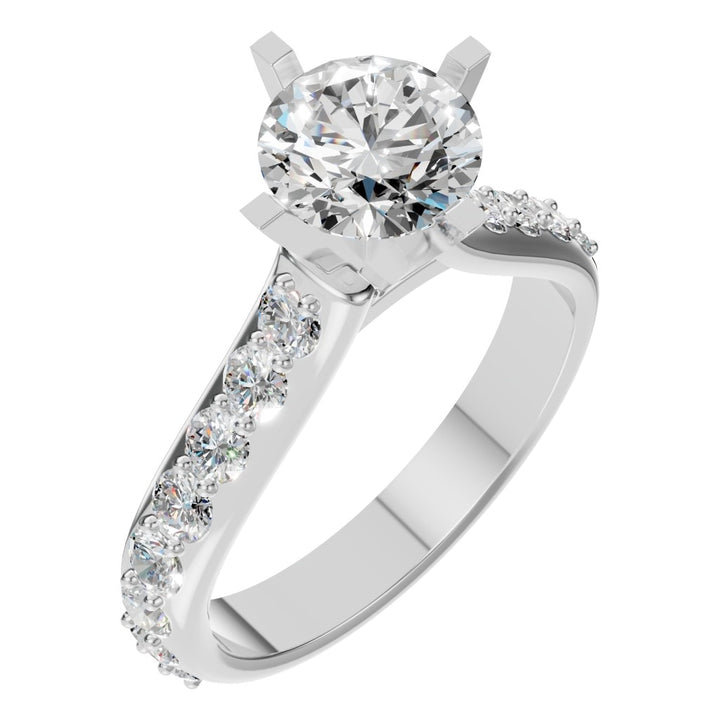 Solitaire Ring Mounting - Round 6.5mm