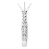 RI-5525 White Gold Ring UNSET - Side View