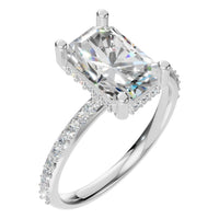 RI-5538 White Gold Ring SET - Main View