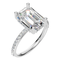 RI-5538 White Gold Ring SET - Main View