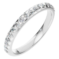 RI-5568 White Gold Ring SET - Main View