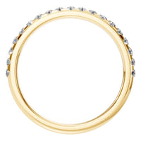 RI-5568 Yellow Gold Ring SET - Top View