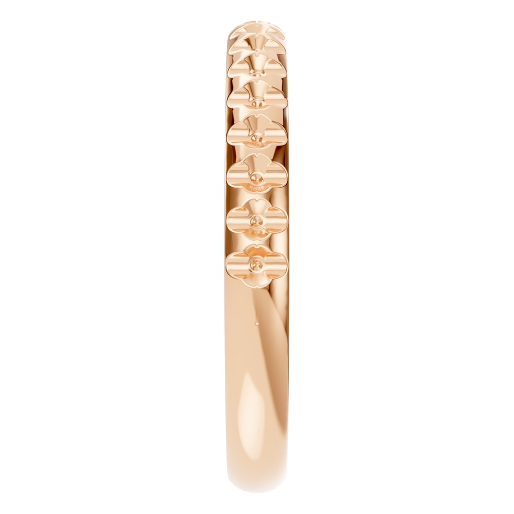 RI-5568 Rose Gold Ring UNSET - Side View