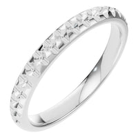 RI-5568 White Gold Ring UNSET - Main View