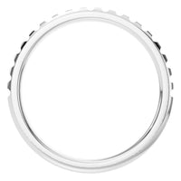 RI-5568 White Gold Ring UNSET - Top View