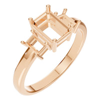 RI-5604 Rose Gold Ring UNSET - Main View