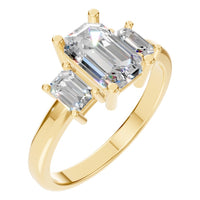 RI-5604 Yellow Gold Ring SET - Main View