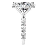 RI-5793 White Gold Ring SET - Side View