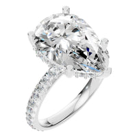 RI-5876 White Gold Ring SET - Main View