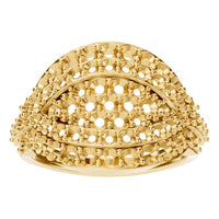 RI-5885 Yellow Gold Ring UNSET - Front View