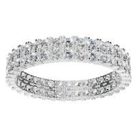 RI-6034 White Gold Ring SET - Front View