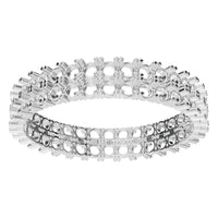 RI-6034 White Gold Ring UNSET - Front View