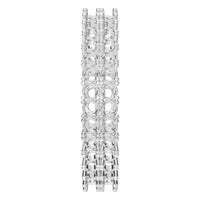 RI-6034 White Gold Ring UNSET - Side View