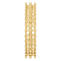RI-6034 Yellow Gold Ring UNSET - Side View