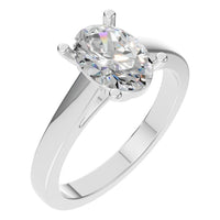RI-6317 White Gold Ring SET - Main View