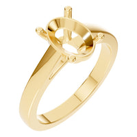RI-6317 Yellow Gold Ring UNSET - Main View