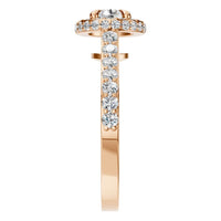 RI-6402 Rose Gold Ring SET - Side View