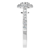 RI-6402 White Gold Ring SET - Side View
