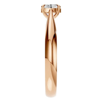 RI-6434 Rose Gold Ring SET - Side View