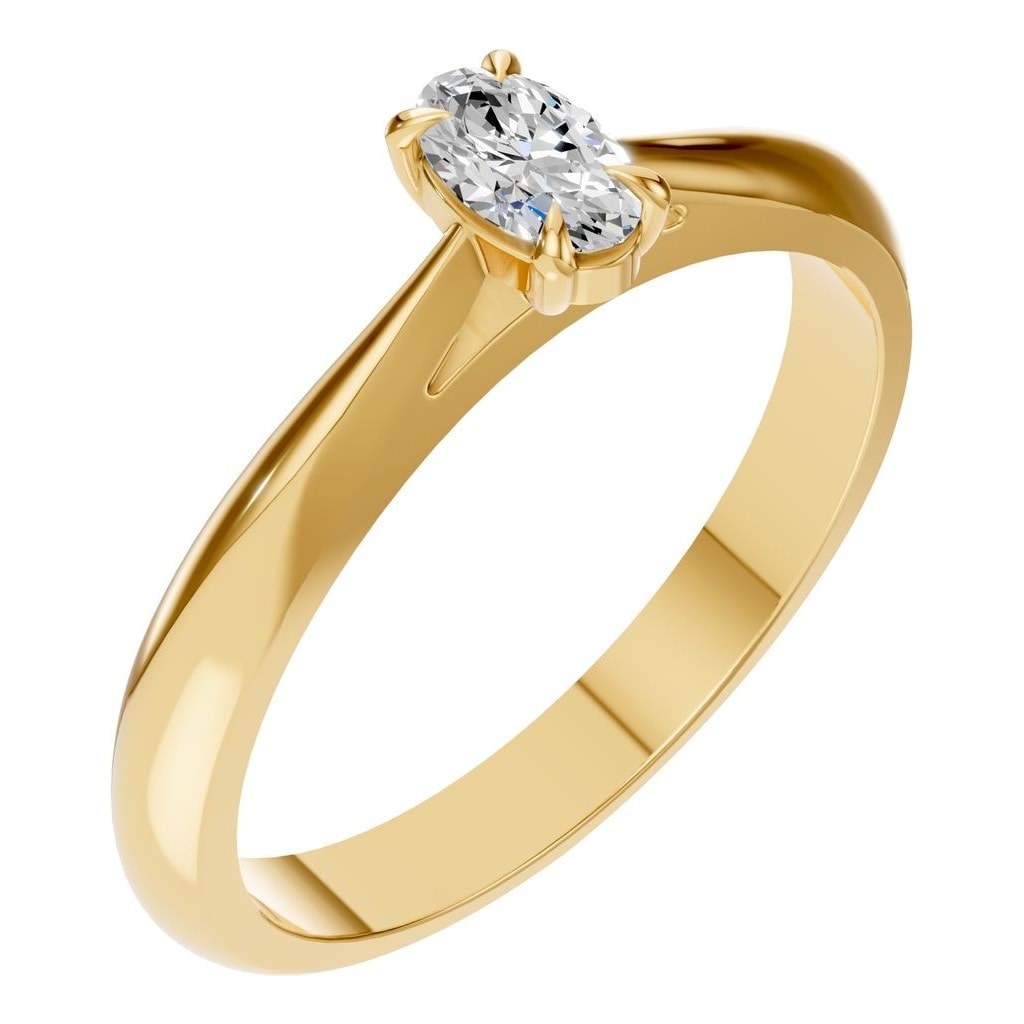RI-6434 Yellow Gold Ring SET - Main View