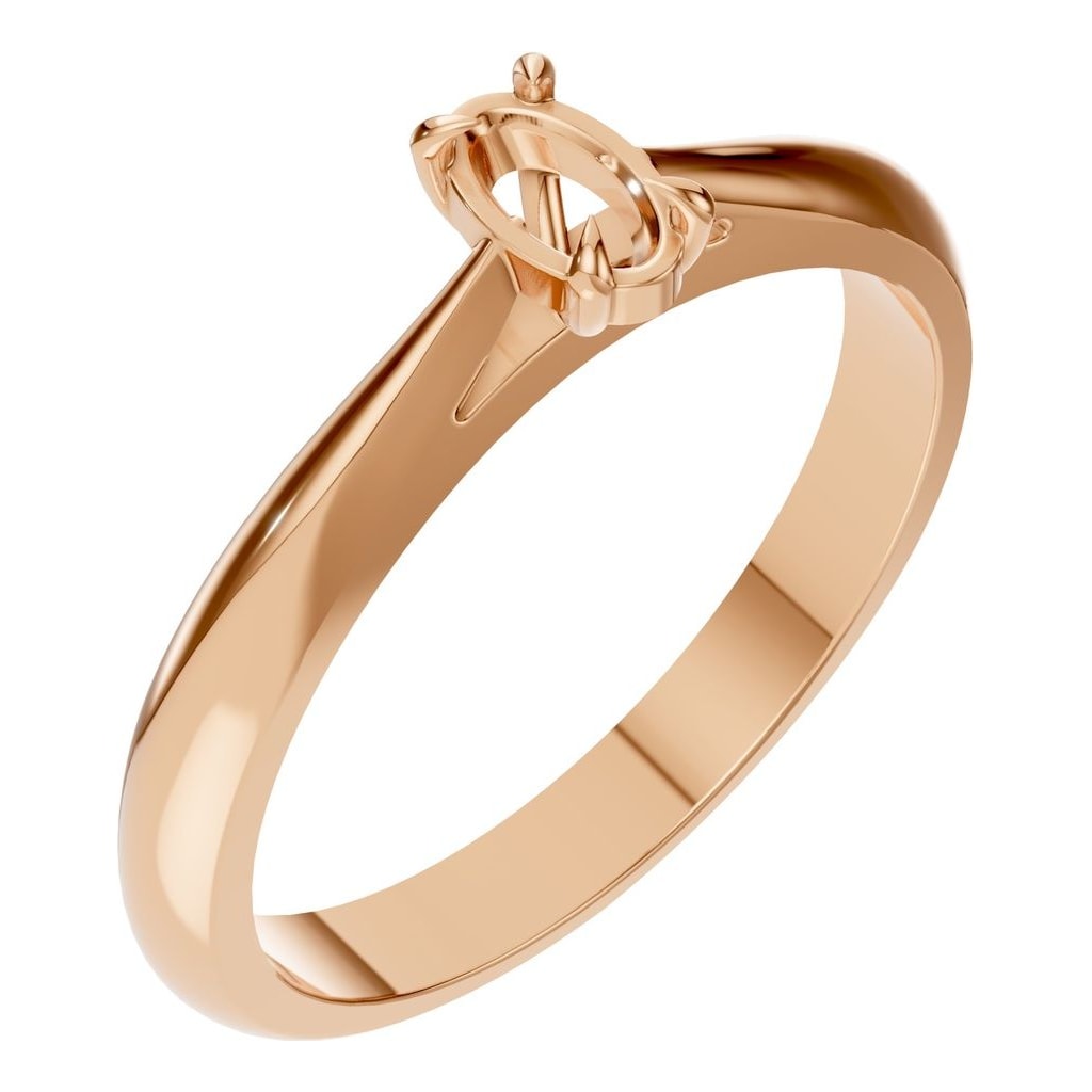 RI-6434 Rose Gold Ring UNSET - Main View