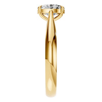 RI-6434 Yellow Gold Ring SET - Side View