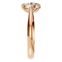 RI-6434 Rose Gold Ring SET - Side View