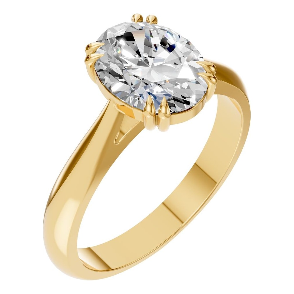 RI-6434 Yellow Gold Ring SET - Main View