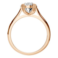 RI-6434 Rose Gold Ring SET - Top View