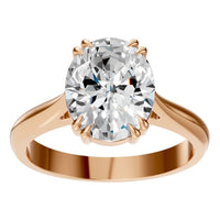 RI-6434 Rose Gold Ring SET - Front View