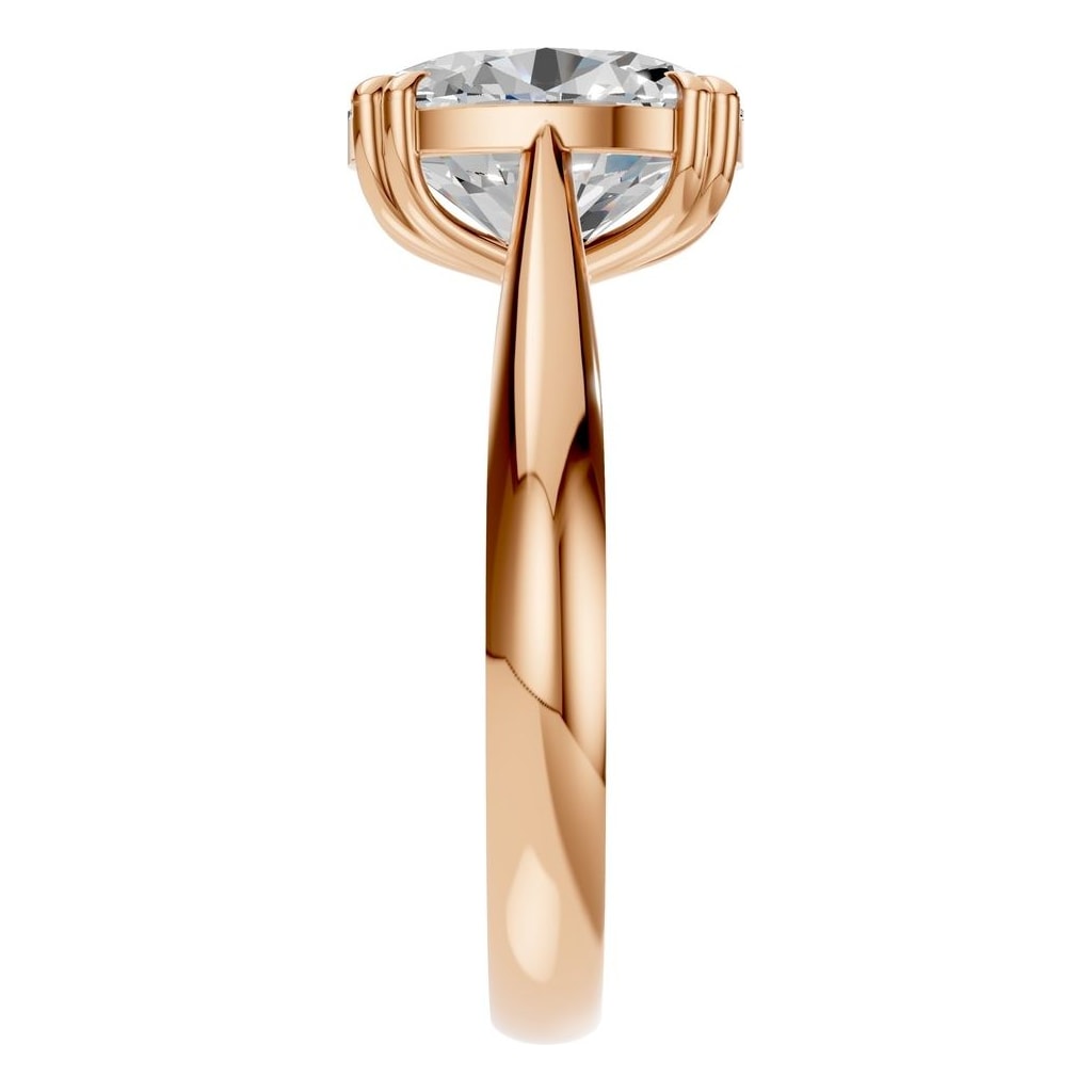 RI-6434 Rose Gold Ring SET - Side View