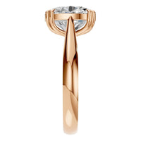 RI-6434 Rose Gold Ring SET - Side View