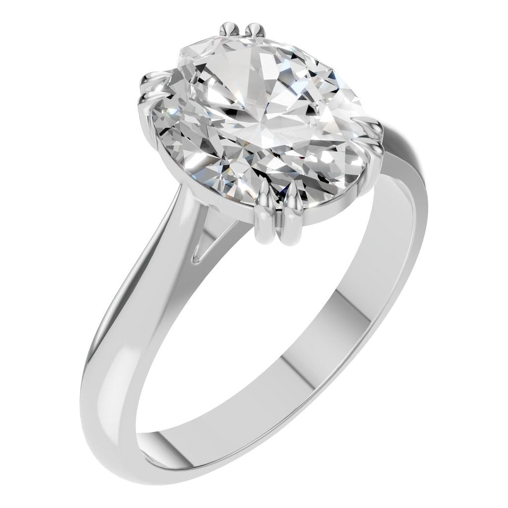 RI-6434 White Gold Ring SET - Main View