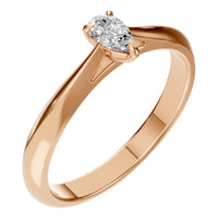 RI-6434 Rose Gold Ring SET - Main View
