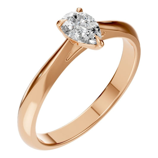 RI-6434 Rose Gold Ring SET - Main View